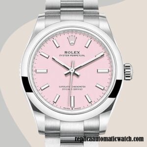 replica automatic Rolex Oyster Perpetual Rolex Calibre 2671/Mingzhu Engine Ladies m277200-0009 Pink Dial Automatic