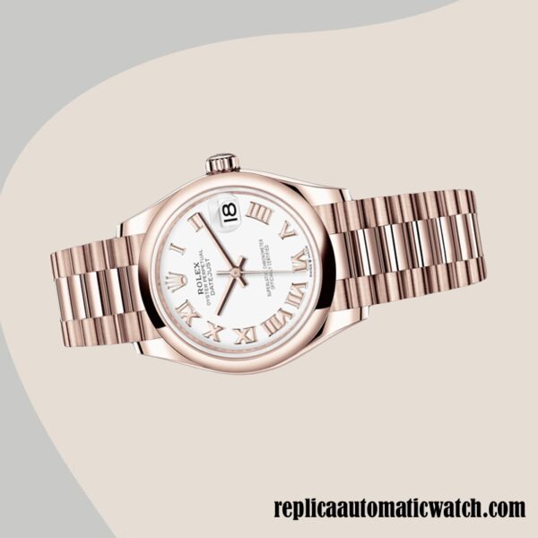 replica automatic Rolex Datejust m278245-0018 Ladies Rolex Calibre 2671/Mingzhu Engine Rose Gold-tone - Image 3