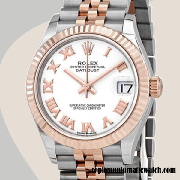 replica automatic Rolex Datejust Rolex Calibre 2671/Mingzhu Engine Ladies m278271-0002 White Dial Around 12mm