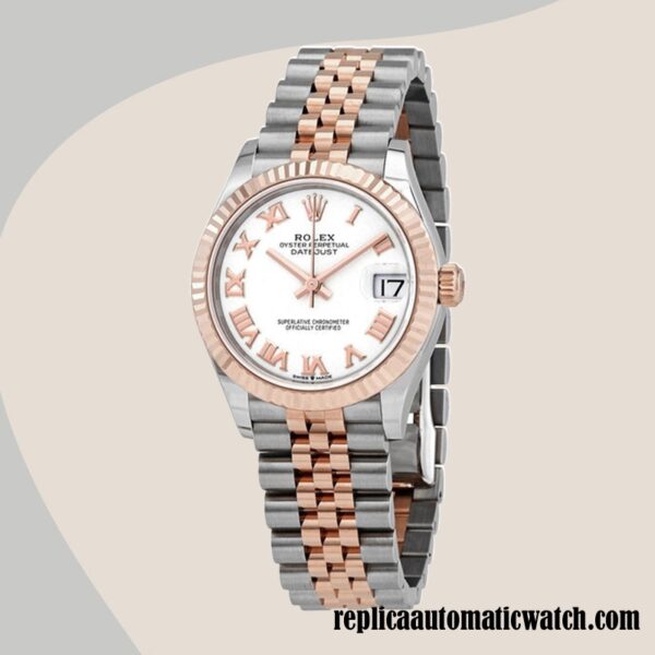 replica automatic Rolex Datejust Rolex Calibre 2671/Mingzhu Engine Ladies m278271-0002 White Dial Around 12mm - Image 2