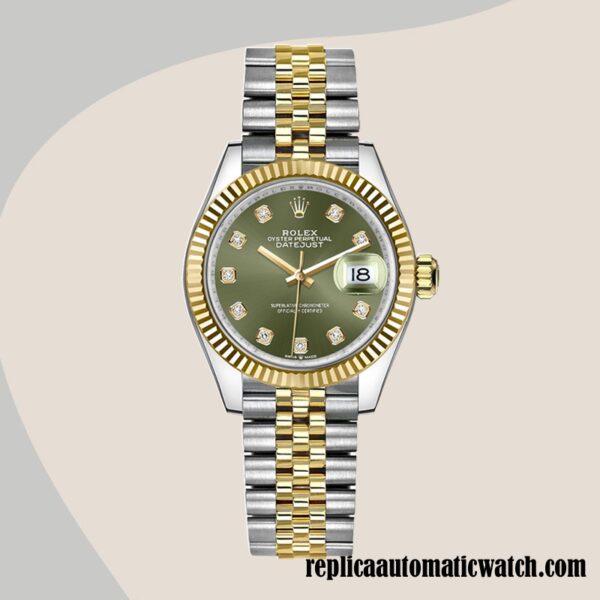 replica automatic Rolex Datejust m278273-0030 Rolex Calibre 2671/Mingzhu Engine Ladies Two-tone - Image 2