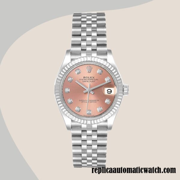 replica automatic Rolex Datejust Ladies m278274-0032 Rolex Calibre 2671/Mingzhu Engine Silver-tone Automatic - Image 2