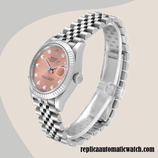 replica automatic Rolex Datejust Ladies m278274-0032 Rolex Calibre 2671/Mingzhu Engine Silver-tone Automatic - Image 3