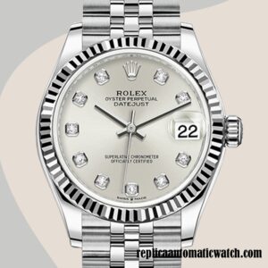 replica automatic Rolex Datejust Ladies m278274-0030 Rolex Calibre 2671/Mingzhu Engine Silver Dial