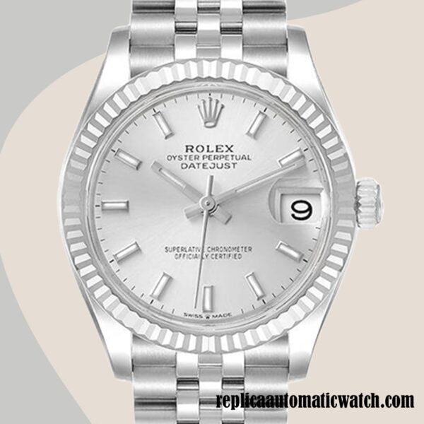replica automatic Rolex Datejust Rolex Calibre 2671/Mingzhu Engine Unisex m278274-0011 Silver-tone