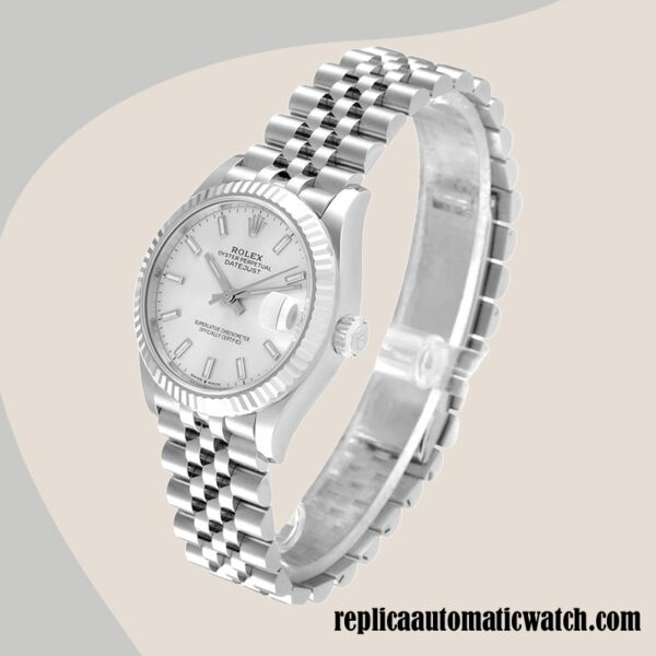 replica automatic Rolex Datejust Rolex Calibre 2671/Mingzhu Engine Unisex m278274-0011 Silver-tone - Image 3