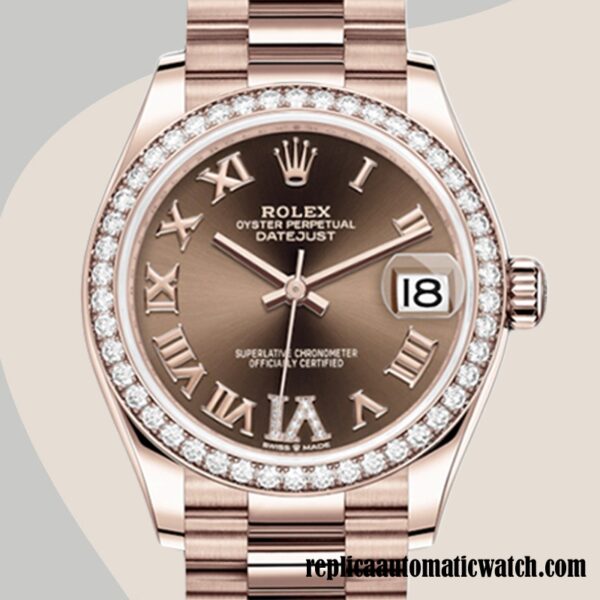 replica automatic Rolex Datejust Rolex Calibre 2671/Mingzhu Engine Ladies m278285rbr-0016 Automatic 12mm