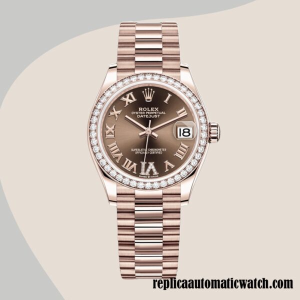 replica automatic Rolex Datejust Rolex Calibre 2671/Mingzhu Engine Ladies m278285rbr-0016 Automatic 12mm - Image 2