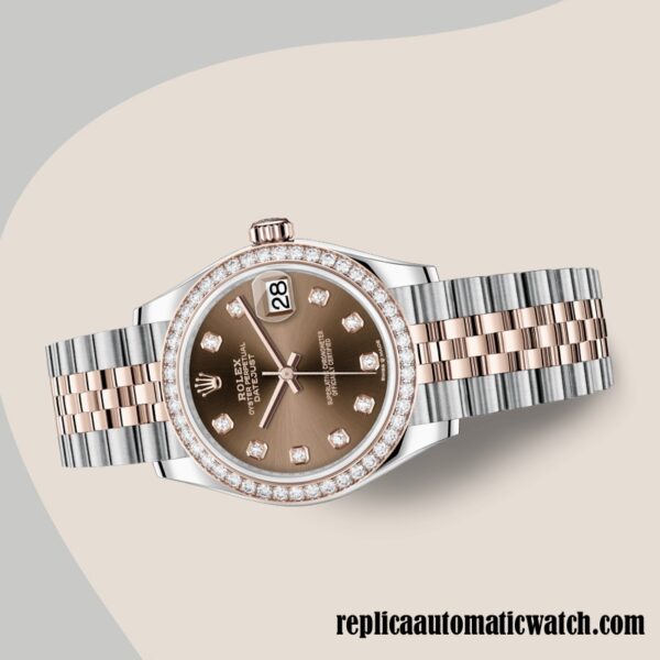 replica automatic Rolex Datejust Ladies Rolex Calibre 2671/Mingzhu Engine m278381rbr-0028 Around 12mm Automatic - Image 3