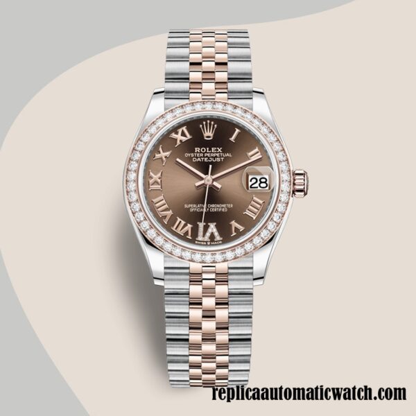 replica automatic Rolex Datejust m278381rbr-0006 Rolex Calibre 2671/Mingzhu Engine Ladies Around 12mm - Image 2