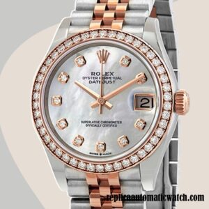 replica automatic Rolex Datejust Rolex Calibre 2671/Mingzhu Engine m278381rbr-0026 Ladies Around 12mm Mother of Pearl Dial