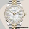 replica automatic Rolex Datejust Rolex Calibre 2671/Mingzhu Engine Ladies m278383rbr-0028