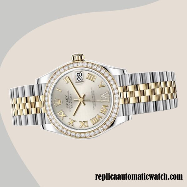 replica automatic Rolex Datejust Ladies Rolex Calibre 2671/Mingzhu Engine m278383rbr-0004 Two-tone - Image 3