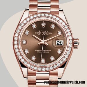 replica automatic Rolex Datejust Rolex Calibre 2671 Ladies 279135rbr-0017 Brown Dial