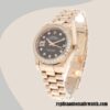 replica automatic Rolex Datejust Rolex Calibre 2671 Ladies m279135rbr-0001 Rose Gold-tone - Image 3
