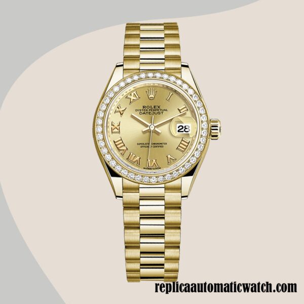 replica automatic Rolex Datejust Ladies m279138rbr-0021 Rolex Calibre 2671 10.5mm - Image 2