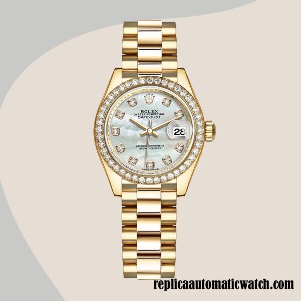 replica automatic Rolex Datejust m279138rbr-0015 Ladies Rolex Calibre 2671 10.5mm - Image 2