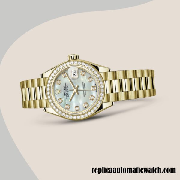 replica automatic Rolex Datejust m279138rbr-0015 Ladies Rolex Calibre 2671 10.5mm - Image 3