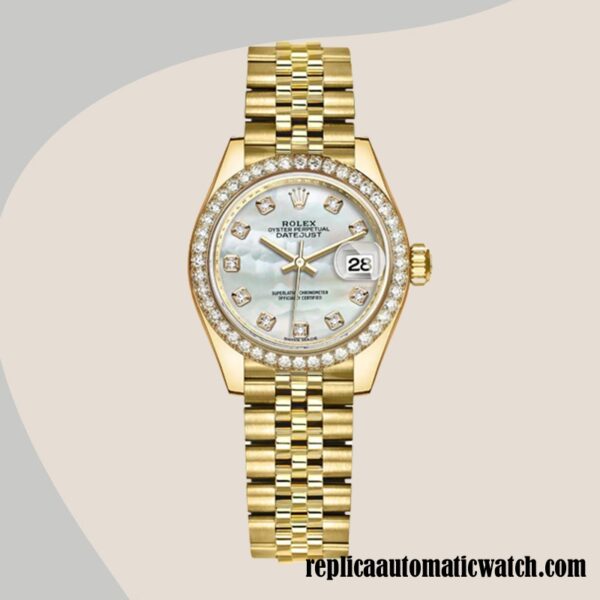 replica automatic Rolex Datejust m279138rbr-0015 Ladies Rolex Calibre 2671 10.5mm - Image 5