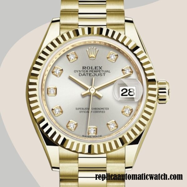 replica automatic Rolex Datejust m279138rbr-0019 Ladies Rolex Calibre 2671 10.5mm