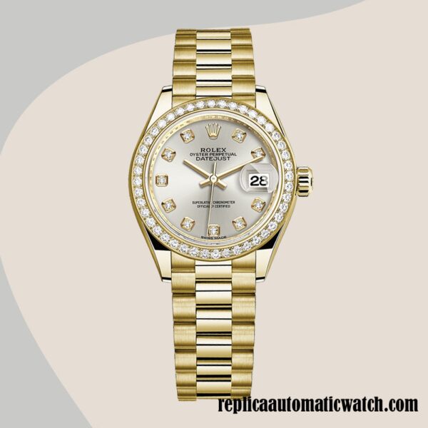 replica automatic Rolex Datejust m279138rbr-0019 Ladies Rolex Calibre 2671 10.5mm - Image 2