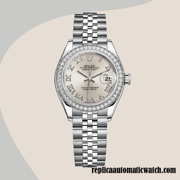 replica automatic Rolex Datejust Rolex Calibre 2671/Mingzhu Engine Ladies m279384rbr-0009 Around 11mm Automatic - Image 2