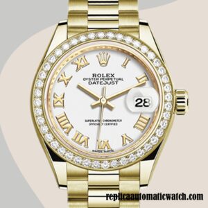 replica automatic Rolex Datejust Ladies m279138rbr-0031 Rolex Calibre 2671 White Dial