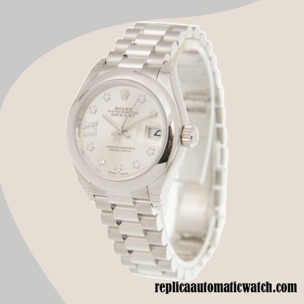 replica automatic Rolex Datejust m279166-0001 Ladies Rolex Calibre 2671/Mingzhu Engine Automatic - Image 3