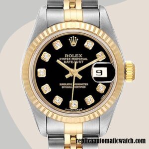 replica automatic Rolex Datejust 279173 Ladies Rolex Calibre 2671 Black Dial Two-tone