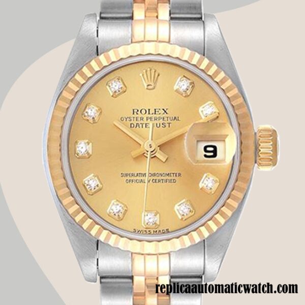 replica automatic Rolex Datejust 279173 Ladies Rolex Calibre 2671 Around 12mm Champagne Dial