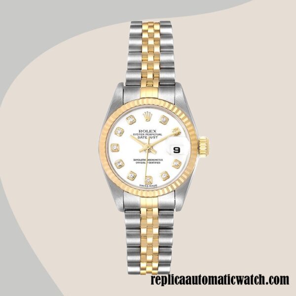replica automatic Rolex Datejust Ladies Rolex Calibre 2671 279173 Around 12mm Two-tone - Image 2