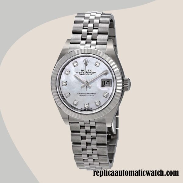replica automatic Rolex Datejust m279174-0009 Rolex Calibre 2671 Ladies - Image 2