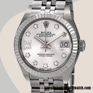 replica automatic Rolex Datejust Ladies m279174-0021 Rolex Calibre 2671/Mingzhu Engine Silver-tone Automatic