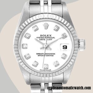 replica automatic Rolex Datejust 279174 Rolex Calibre 2671 Ladies Silver-tone Around 12mm