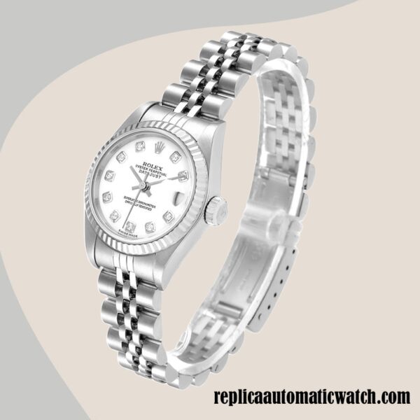 replica automatic Rolex Datejust 279174 Rolex Calibre 2671 Ladies Silver-tone Around 12mm - Image 3