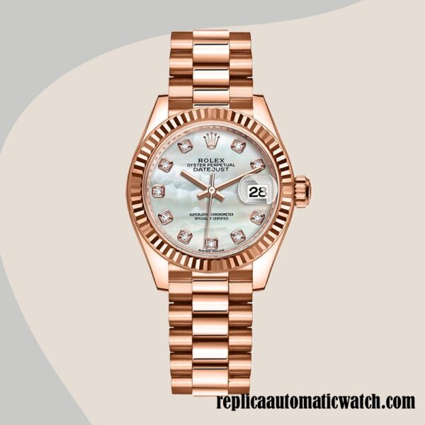 replica automatic Rolex Datejust m279175-0017 Rolex Calibre 2671 Ladies Automatic - Image 2