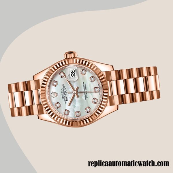 replica automatic Rolex Datejust m279175-0017 Rolex Calibre 2671 Ladies Automatic - Image 3