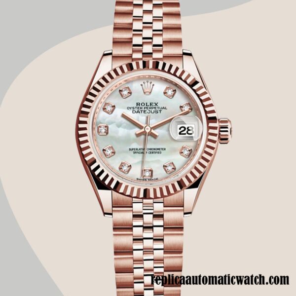 replica automatic Rolex Datejust m279175-0017 Rolex Calibre 2671 Ladies Automatic - Image 5
