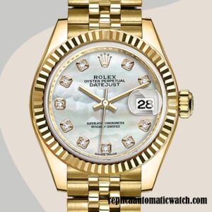 replica automatic Rolex Datejust Rolex Calibre 2671 Ladies m279178-0025  Gold-tone