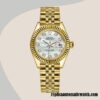 replica automatic Rolex Datejust Rolex Calibre 2671 Ladies m279178-0025  Gold-tone - Image 5
