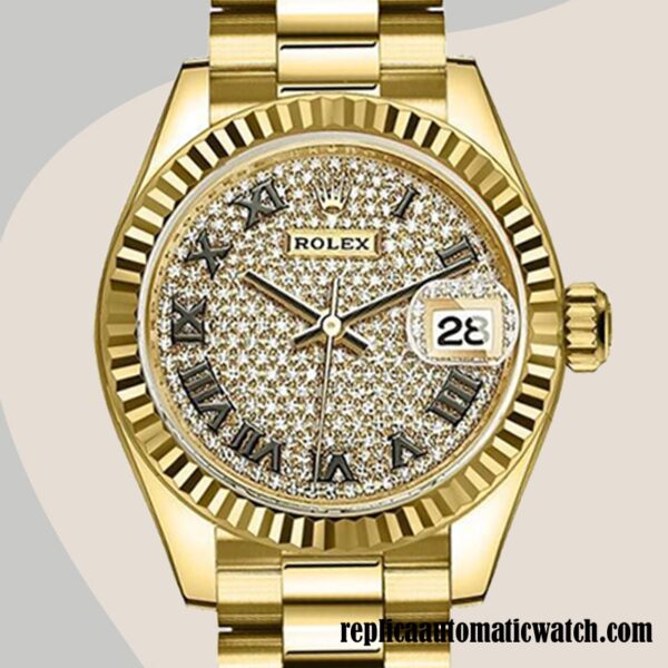 replica automatic Rolex Datejust m279178-0031 Ladies Unknown  Around 12mm