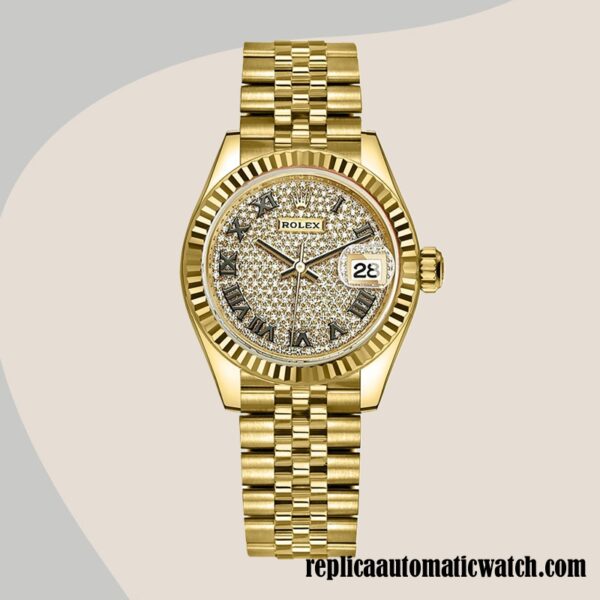 replica automatic Rolex Datejust m279178-0031 Ladies Unknown  Around 12mm - Image 5