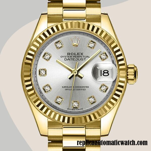 replica automatic Rolex Datejust Rolex Calibre 2671 m279178-0015 Ladies Around 12mm