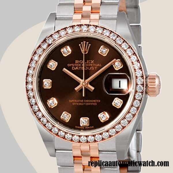 replica automatic Rolex Datejust Rolex Calibre 2671 m279381rbr-0011 Ladies  Around 12mm