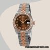 replica automatic Rolex Datejust Rolex Calibre 2671 Ladies m279381rbr-0009 Two-tone - Image 2