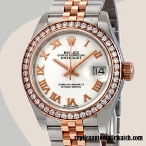 replica automatic Rolex Datejust m279381rbr-0021 Rolex Calibre 2671/Mingzhu Engine Ladies Two-tone Automatic