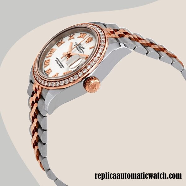 replica automatic Rolex Datejust m279381rbr-0021 Rolex Calibre 2671/Mingzhu Engine Ladies Two-tone Automatic - Image 4