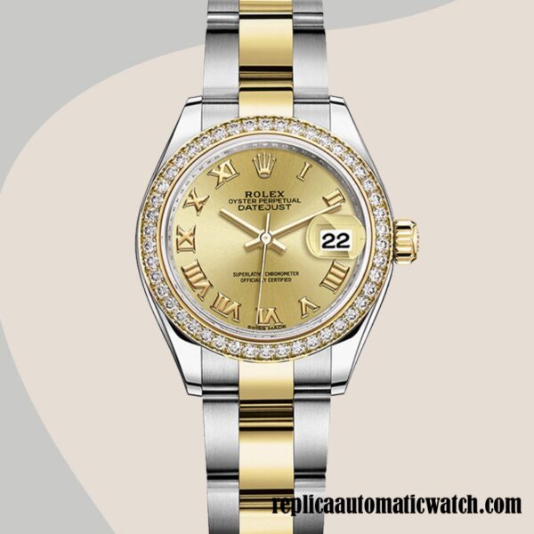 replica automatic Rolex Datejust Rolex Calibre 2671/Mingzhu Engine m279383rbr-0009 Ladies - Image 5