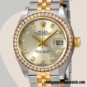 replica automatic Rolex Datejust Ladies Rolex Calibre 2671 m279383rbr-0007  Two-tone