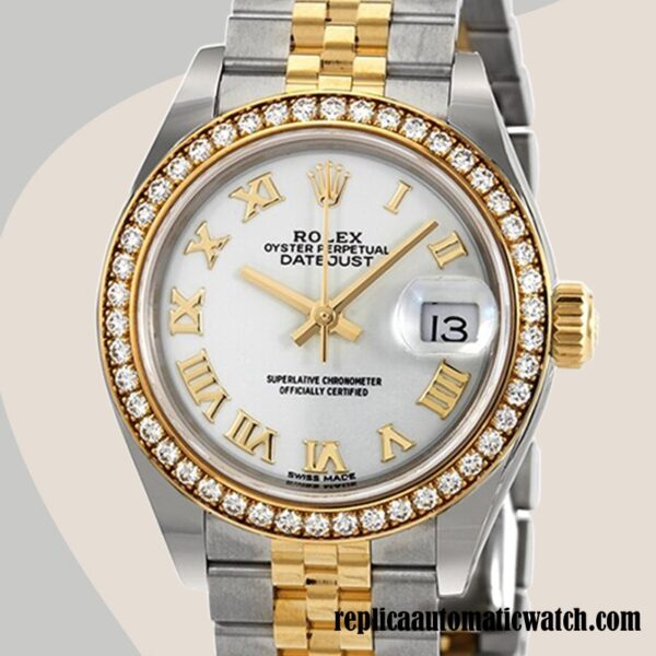 replica automatic Rolex Datejust m279383rbr-0023 Rolex Calibre 2671/Mingzhu Engine Ladies Around 11mm